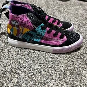 Nightmare before Christmas Jack Sally shoes women High Tops New Sz 7.5